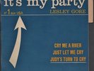 LESLEY GORE It's my party EP - RARE (avec languette) - Girl 60's