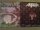 2 LP LOT METALLICA- CREEPING DEATH ANTHRAX- AMONG THE LIVING THRASH METAL