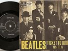THE BEATLES TICKET TO RIDE & YES IT IS SWEDISH 45+PS 1965 J LENNON P MCCARTNEY