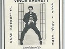 ELVIS PRESLEY   VINCE EVERETT  JAILHOUSE ROCK   PROP SLEEVE