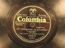 DARBY AND TARLTON-ON THE BANKS.../MY LITTLE BLUE HEAVEN-COLUMBIA 15572 78 RPM