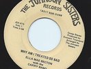 Gospel Soul Funk 45 Carry Band 'Why Am I Treated So Bad' Johnson Sisters Hear