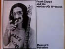 rare double 33t LP FRAK ZAPPA & MOTHERS : Dupree's Paradise - live 1974