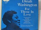 DINAH WASHINGTON-FOR THOSE IN LOVE-VOCAL JAZZ LP on EMARCY  STRONG VG+, MONO, DG