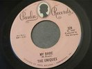THE UNIQUES My Babe HEAVY PSYCH mod garage rock 45 VG+ DAN PENN