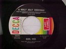 BURL IVES A HOLLY JOLLY CHRISTMAS  45 DECCA 31695  SAMPLE COPY MINT MINUS