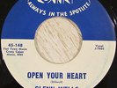 Glenn Wells 45 JIN Open Your Heart RARE SWAMP POP R&B DOO WOP LISTEN