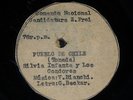 CHILE 78 rpm RECORD Acetate EDUARDO FREI Political UNIQUE Rare CANDIDATURA 1957