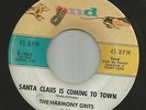 CHRISTMAS DOOWOP R&B--HARMONY GRITS--SANTA CLAUS IS COMING - HEAR BOTH -1959 END
