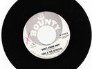 LUKE & THE APOSTLES--DON'T KNOW WHY / BEEN BURNT--BOUNTY B-45105--PROMO