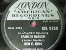 Ben E King - Spanish Harlem/First Taste Of love (Indian Pressing) 78Rpm Record