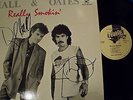 DARRYL HALL AND JOHN OATES  , REALLY SMOKIN'  VERY RARE GENUINE SIGNED SLEEVE LP