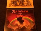 RAINBOW X2 LP - RISING & LONG LIVE ROCK N' ROLL + INSERT N. MINT UK POLYDOR