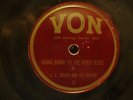 RARE DETROIT BLUES 78 RPM ON VON LABEL #42/ 43, L.C. GREEN / SAM KELLY