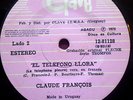 CLAUDE FRANCOIS El teléfono llora URUGUAY 7