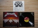 Metallica - Master of puppets Vinyl LP MFN 60 with merchandise leaflet 