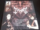 MAYHEM / EMPEROR SPLIT LP VINYL RARE BLACK METAL MINT