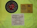 WIGAN CASINO LAST NIGHT TICKET, CLOTH PATCH AND MEMBERSHIP CARD