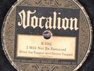 78-PRE-WAR BLUES-BLIND JOE & EMMA TAGGART-I WILL NOT B REMOVED/EVERYBODY'S GOT 2