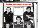 Sg.   -   GERMAN BLUE FLAMES  -   BABY WARTE AUF MICH   - rote Ariola