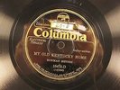 BOWMAN SISTERS-MY OLD KENTUCKY HOME/SWANEE RIVER-COLUMBIA 15473 78 RPM