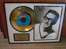 Buddy Holly Peggy Sue 24 KT Gold Plated Record Framed Picture MCA Collectables