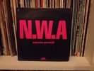 **HIP HOP 45** N.W.A. EXPRESS YOURSELF / STRAIGHT OUTTA COMPTON DR DRE UK 1988