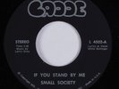Crossover/Sweet Soul 45 SMALL SOCIETY If You Stand By Me CADDE HEAR NM