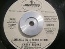 Soul/Funk 45 Chuck Brooks Loneliness Is a Friend Of Mine DJ WL Wardell Quezergue