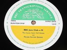 BBC TRANSCRIPTION LP - KENNY BAKER - JOE HARRIOT -HUMPHREY LYTTELTON - JAZZ CLUB