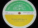 BBC TRANSCRIPTION LP - CHRIS BARBER - JAZZ BAND BALL