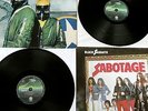 2 X VINYL LP BLACK SABBATH NEVER SAY DIE + SABOTAGE HARDROCK METAL VERTIGO NM