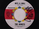 HONEYS: He's A Doll / The Love Of A Boy And Girl 45 (dj, wol) rare Rock & Pop