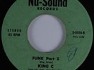 Funk Breaks 45 KING C  Funk (Part 2) NU-SOUND HEAR VG++