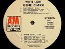 Gene Clark - Byrds - White Light - Original 1971 - PROMO DJ - Vinyl LP A&M 4292