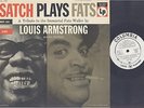 LOUIS ARMSTRONG - SATCH PLAYS FATS - JAZZ LP - PROMO