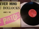 Sex Pistols Never Mind The Bollocks Album/LP With MISPRINT back cover,,The Punk