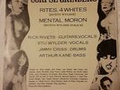 Corpse Grinders Punk 7” 45RPM vinyl record MENTAL MORON/RITES,4WHITES Proto-Punk