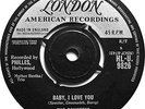 THE RONETTES - BABY, I LOVE YOU - ORIGINAL 1963 UK SINGLE ON LONDON - SUPERB EX+