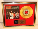 Kiss, Heaven's On Fire, mit Cover, Gold Record, Schallplatte, Award, platin
