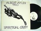 Albert Ayler Trio ?– Spiritual Unity, Italy Reissue Vinyl LP of 1965 Album