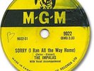 Rare 1959 The IMPALAS Rock'n Roll 78 RPM Record. Sorry I Ran All the Way Home