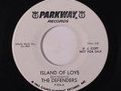 DEFENDERS: Island Of Love / I Laughed So Hard 45 (dj) rare Vocal Groups