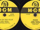Connie Francis Rock'n Roll 78 RPM record Lipstick on your collar / Frankie