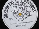 World's Apart Greedy Pig Records UK Power Pop 45rpm 1980