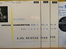 RICHTER HANDEL ORGAN 3 LP SET WB/G DECCA STEREO 1959 SXL 2115 2187 2201 MINT