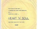 (HEART & SOUL-Let Me Sing In Your Band/Lights Of Cincinnatti)-autographed-L4-7