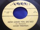 Hear Rare Rockabilly 45 : Junior Thompson   Who's Knocking ?   Tune   Tree Pub.
