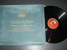 *RARE* HMV DB1347 - DB1350 78 rpm: FRANCK Sonata in A : CORTOT: THIBAUD: