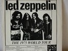 Led Zeppelin  THE 1975 WORLD TOUR   2 Record Set  limeted Edition